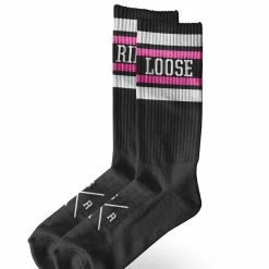 LOOSE RIDERS Chaussettes Techniques - Pink Black
