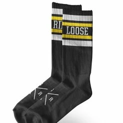 LOOSE RIDERS Chaussettes Techniques - Jaune Noir