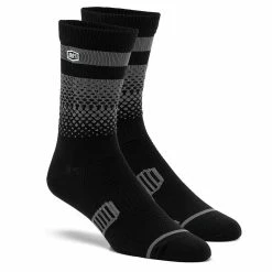 100% Chaussettes Advocate Performance - Noir/Charcoal