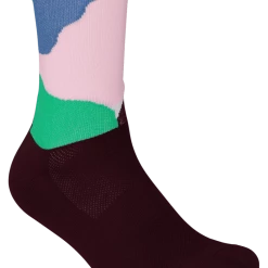 POC Chaussette Imprimée Essentielle - Colour Splashes Multi Opal/Basalt