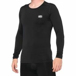 100% Basecamp Base Layer Long Sleeve Jersey - Black