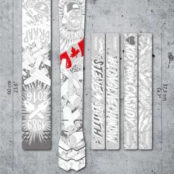 Dyedbro Kit De Protection Du Cadre - Tronçonneuse Blanc Mat