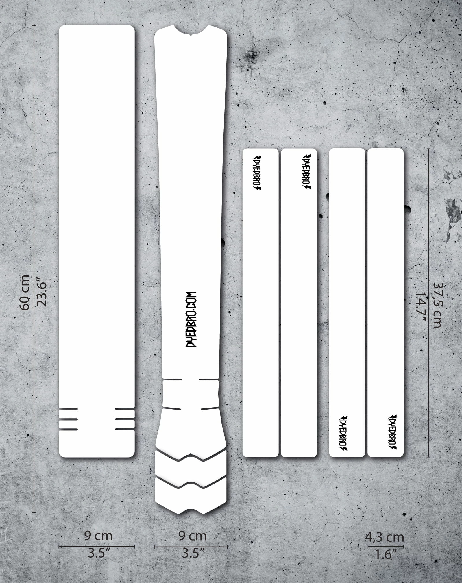 Dyedbro Kit De Protection Du Cadre - Brillant Clair 1 Dyedbro Kit De Protection Du Cadre - Brillant Clair