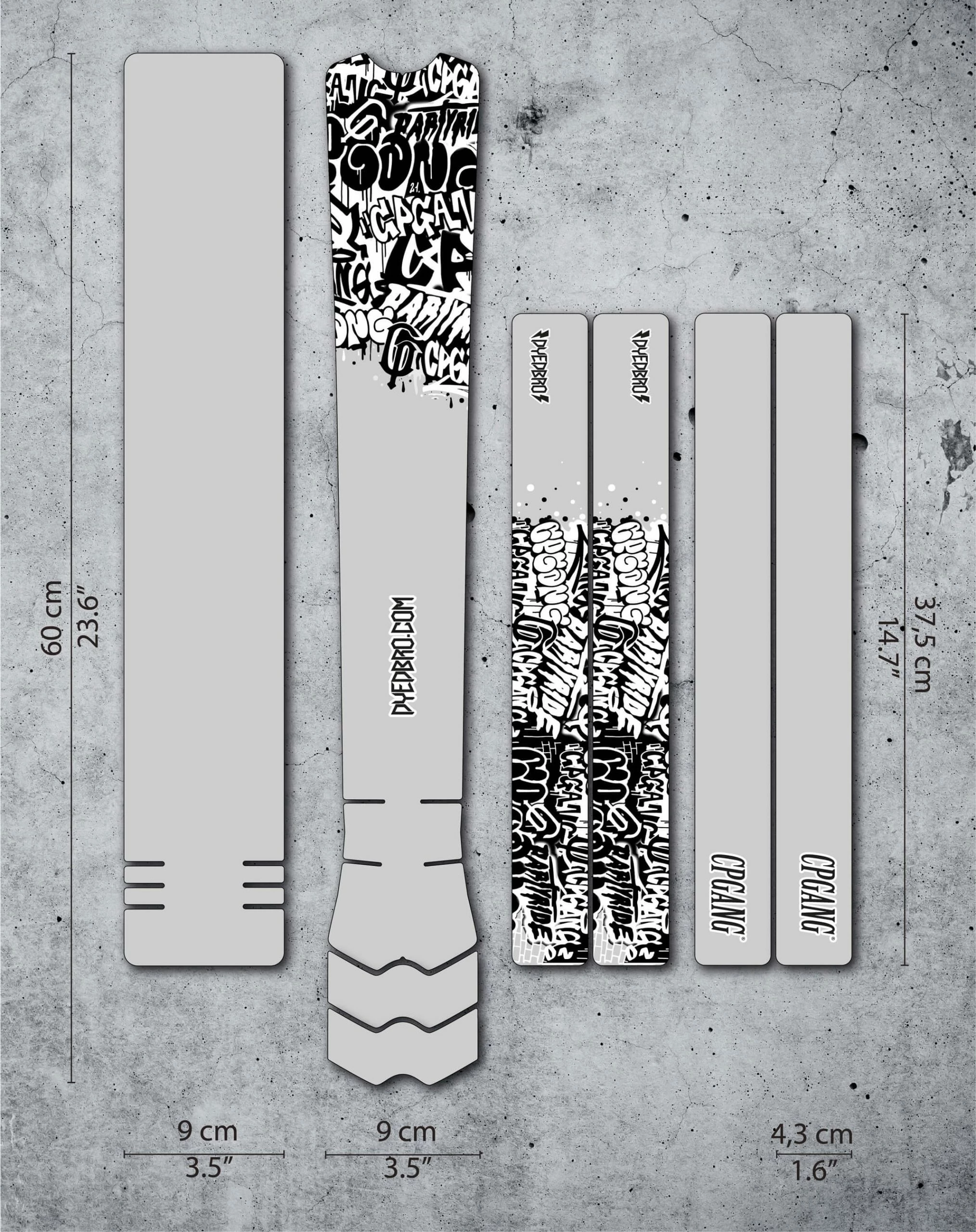 Dyedbro Kit De Protection Du Cadre - CP Gang 1 Dyedbro Kit De Protection Du Cadre - CP Gang