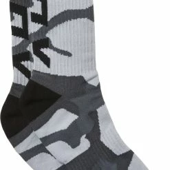 Fox Racing Camo Cushioned Crew Sock Noir Camo