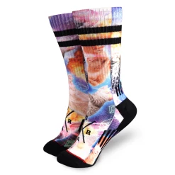 LOOSE RIDERS Chaussettes ''Catpocalypse'' - Multi