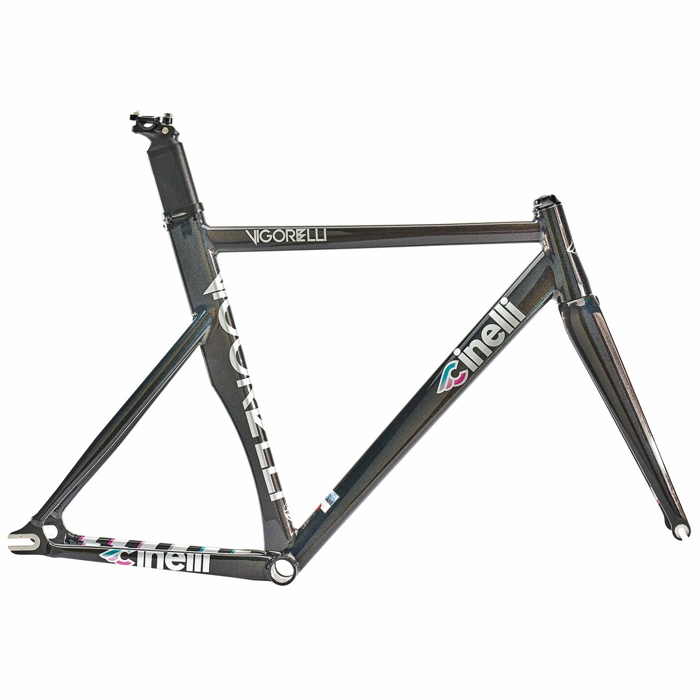 Cinelli Kit Cadre Vigorelli - Rainbow 1 Cinelli Kit Cadre Vigorelli - Rainbow