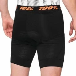 100% Crux Liner Short - Noir 3 100% Crux Liner Short - Noir -Vélos Soldes CruxLinerShorts black 2
