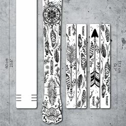 Dyedbro Kit De Protection Du Cadre Dream Catcher - Noir Mat -Vélos Soldes DREAMCATCHER BLACK GRAFICO WEB