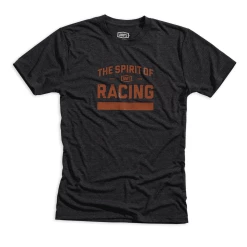 100% T-shirt Tech Dedication - Gris/Noir