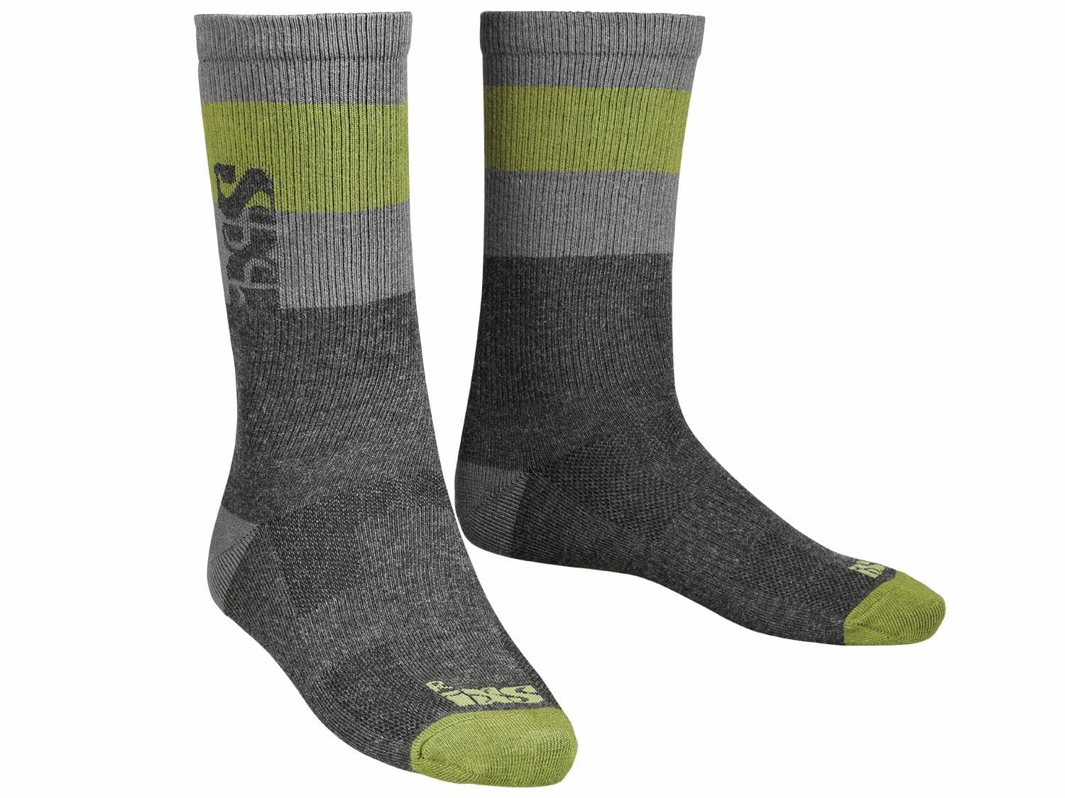 IXS Double Chaussettes (2 Pairs) - Olive 1 IXS Double Chaussettes (2 Pairs) - Olive
