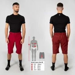 Endura MT500 Spray Short - Cayenne 6 Endura MT500 Spray Short - Cayenne -Vélos Soldes E8101CC Size M