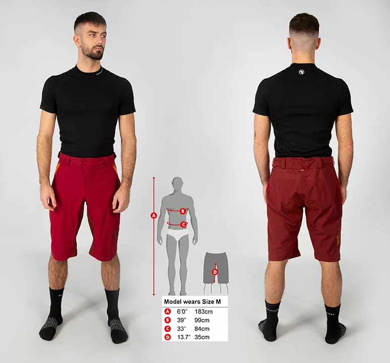 Endura MT500 Spray Short - Cayenne 3 Endura MT500 Spray Short - Cayenne – Image 3