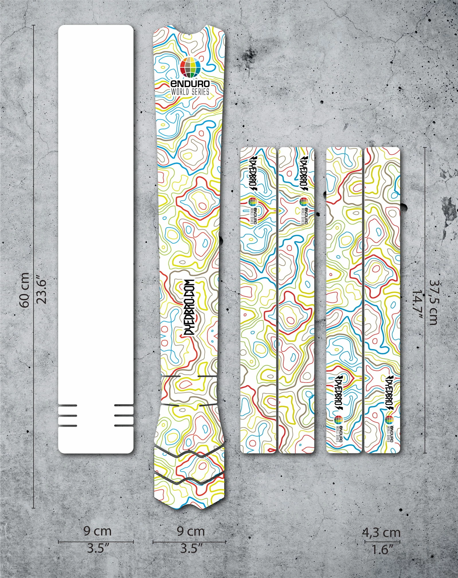 Dyedbro Kit De Protection Du Cadre - Couleur Enduro World Series 1 Dyedbro Kit De Protection Du Cadre - Couleur Enduro World Series