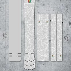 Dyedbro Kit De Protection Du Cadre - EWS Mountains - Blanc Mat