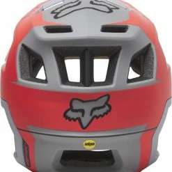 Fox Racing Casque MTB DROPFRAME PRO - Gris Clair -Vélos Soldes FOXR06 4