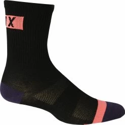 Fox Racing Women 6" FLEXAIR MERINO SOCK - Noir
