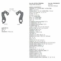 Ghost Patte De Dérailleur HD MTB - Noir