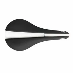Fabric Selle De Course Line Shallow - 134 Mm - Noir/Blanc