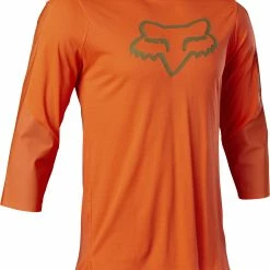 Fox Racing Flexair 3/4 Delta Jersey Orange Fluorescent