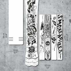 Dyedbro Kit De Protection Pour Cadre De Vélo électrique Fluor - Black Matt