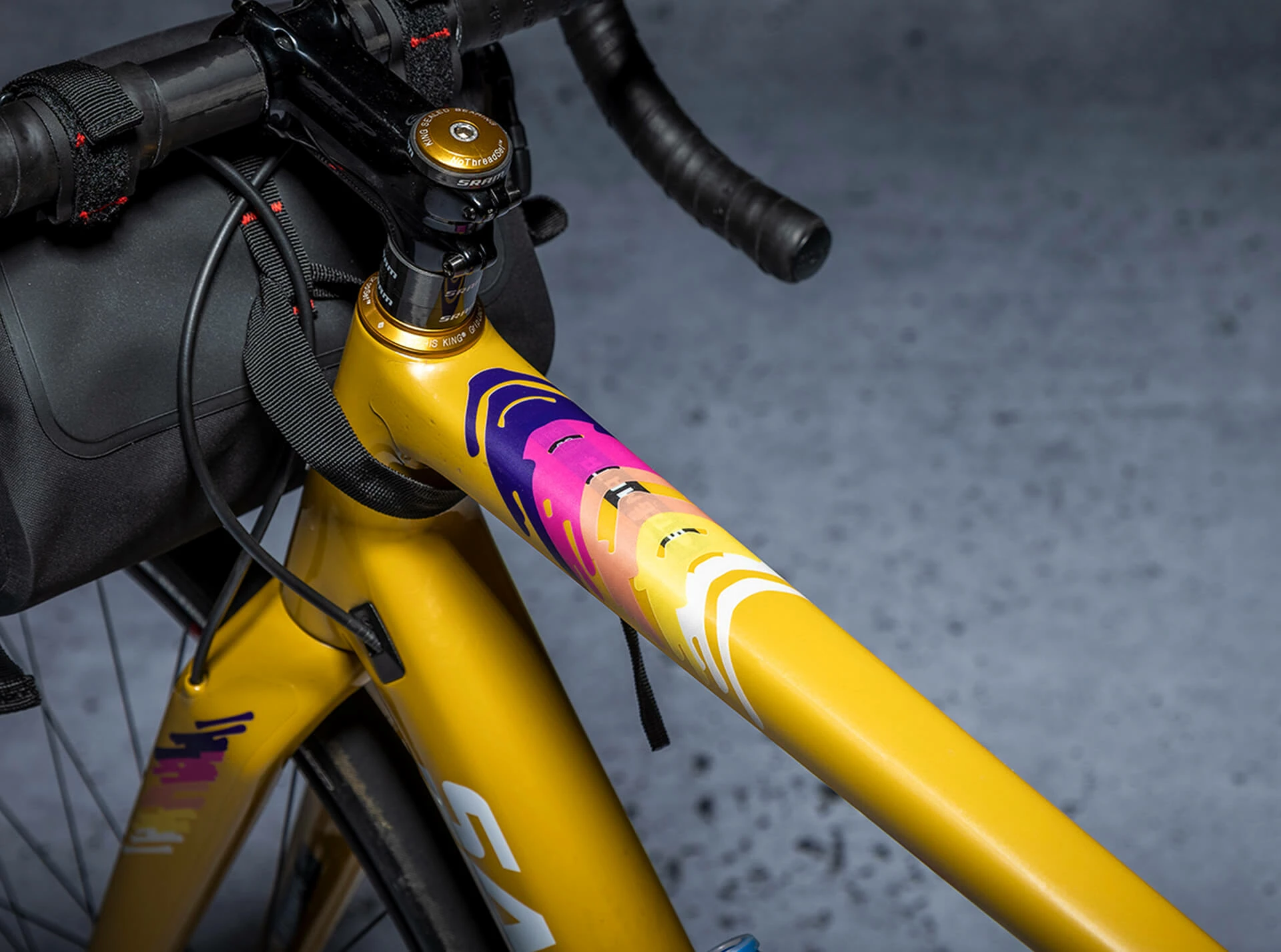 Dyedbro Kit De Protection De Cadre Gravel 80s - Matte 4 Dyedbro Kit De Protection De Cadre Gravel 80s - Matte – Image 4