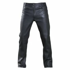 GMS Jeans En Cuir Lady - Noir