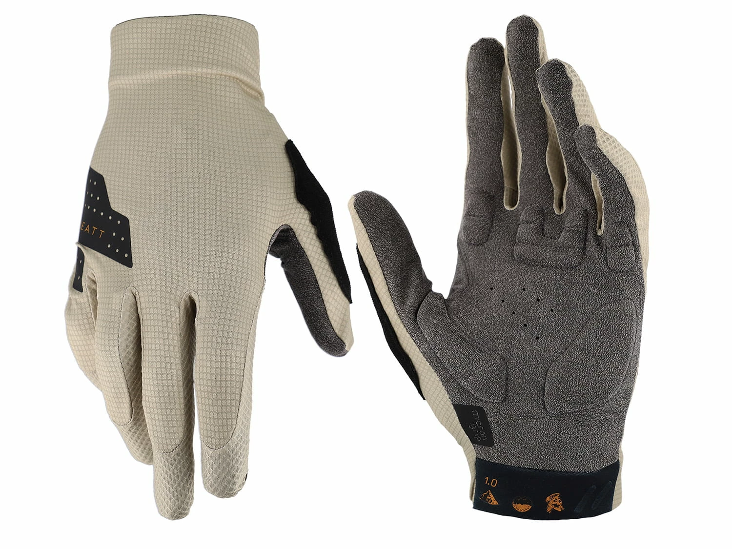 LEATT Glove MTB 1.0 Padded Palm Gloves Desert 3 LEATT Glove MTB 1.0 Padded Palm Gloves Desert – Image 3