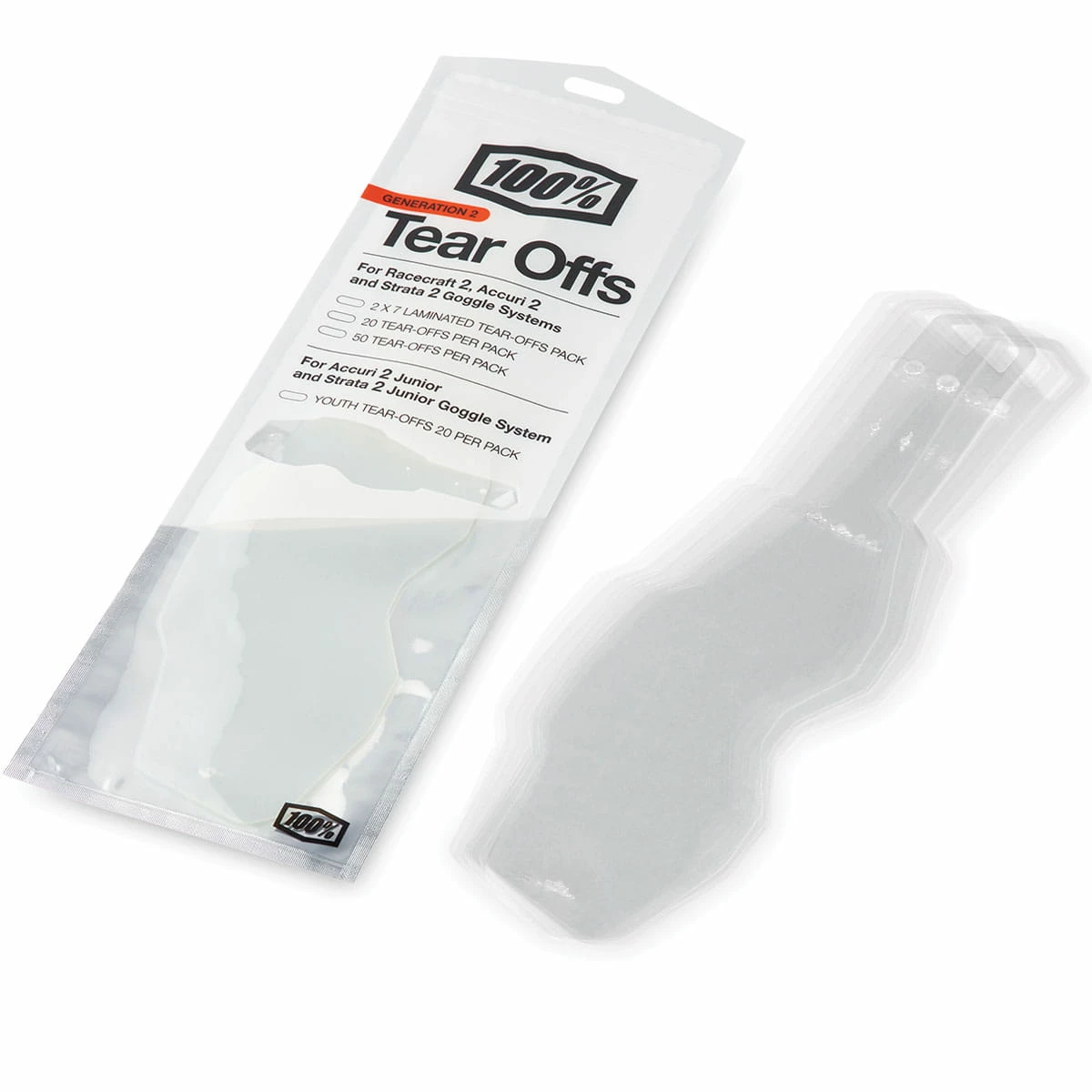 100% Gen. 2 Enfants Standard Tear Offs 20 Pcs. 1 100% Gen. 2 Enfants Standard Tear Offs 20 Pcs.