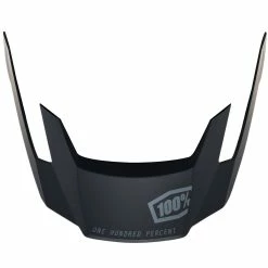 100% Altec 2020 V2 Visière De Remplacement XS/S - Noir