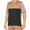 100% Airmatic - Maillot à Manches Courtes - Caramel/Noir - Orange/Noir