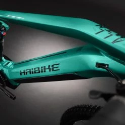 Haibike AllMtn 1 VTT Tout Terrain - Aquamarine / Black 12 Haibike AllMtn 1 VTT Tout Terrain - Aquamarine / Black -Vélos Soldes Haibike MY21 Detail Top Tube AllMtn 1 aquamarine