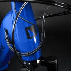 Haibike Trekking 4 Cadre Bas - Gloss Matte Blue Black -Vélos Soldes Haibike MY22 Detail Logo Trekking 4 LOW blue