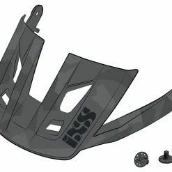 IXS Visière Trigger AM + Pins - Noir/Camo