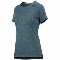 IXS Maillot à Manches Courtes Flow X Pour Femmes - Bleu