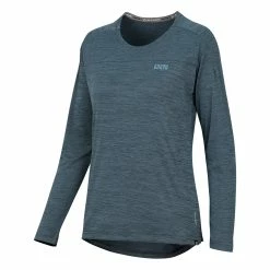 IXS Maillot à Manches Longues Pour Femmes Flow X - Bleu