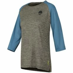 IXS Carve X 3/4 Ladies Jersey - Khaki/Bleu