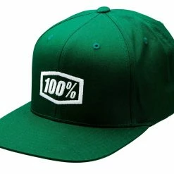 100% Casquette Snapback Icon AJ Fit - Forest Green