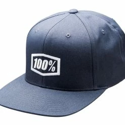 100% Casquette Snapback Icon AJ Fit - Heather Charcoal