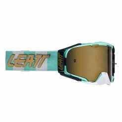 LEATT Lunettes De Protection Anti-buée Velocity 6.5 Iriz Mirror Lens - Light Blue/Bronze