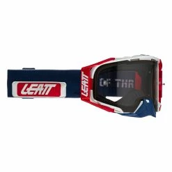 LEATT Lunettes De Protection Anti-buée Velocity 6.5 - Rouge/Bleu Clair