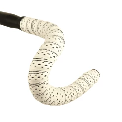 BLB Brick Lane Bikes Supreme Pro Faux Handlebar Tape - Blanc/Noir