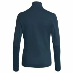 VAUDE Livigno Demi-zip II Pour Femmes - Dark Sea -Vélos Soldes Livingo Halfzip Wo dbl2