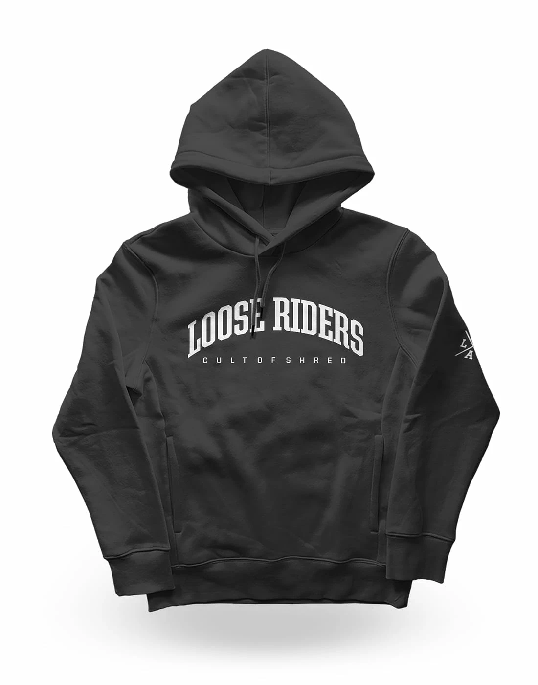LOOSE RIDERS Pull à Capuche Technique Pour Homme - Noir 1 LOOSE RIDERS Pull à Capuche Technique Pour Homme - Noir