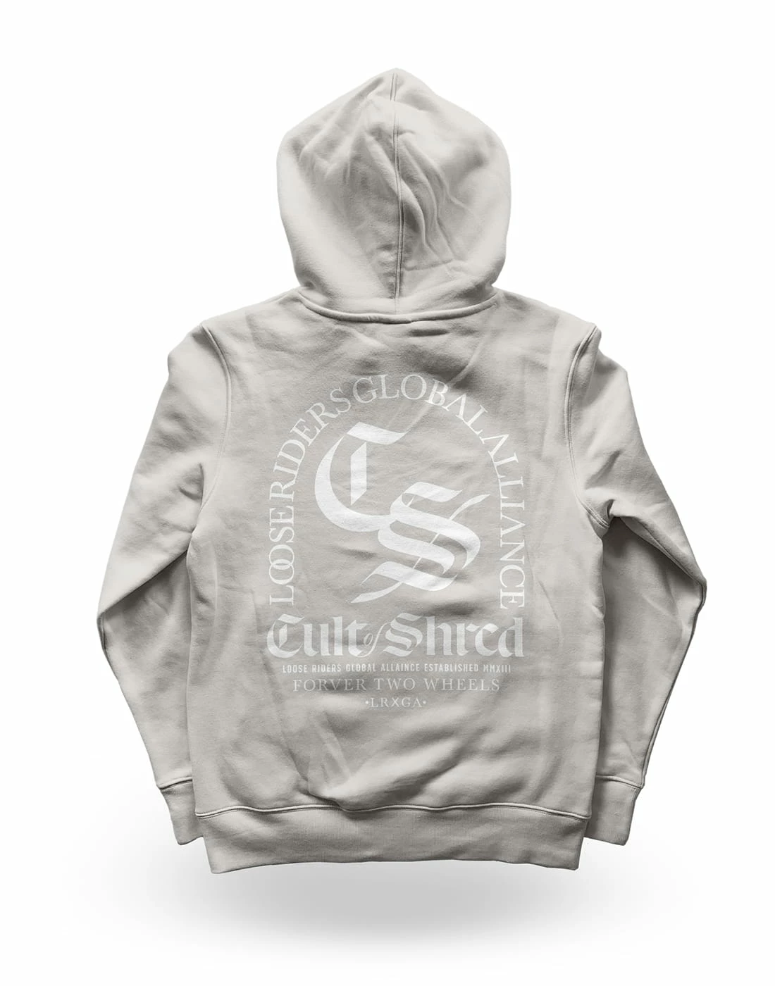 LOOSE RIDERS Pull à Capuche Technique Pour Homme - Blanc Cassé 2 LOOSE RIDERS Pull à Capuche Technique Pour Homme - Blanc Cassé – Image 2