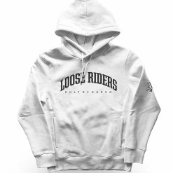 LOOSE RIDERS Pull à Capuche Technique Pour Homme - Blanc