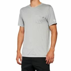 100% T-shirt Mission Athletic - Gris Anthracite