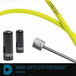 CAPGO Jeu De Tirettes De Tige De Selle BL Vario - Jaune Fluo