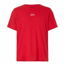 Oakley T-shirt à Manches Courtes Bark New - Rouge