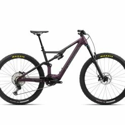 Orbea RISE H10 - Mulberry Métallique - Noir (mat)